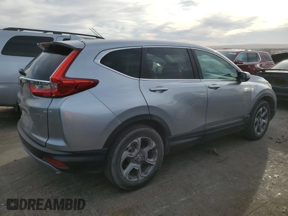 2019 Honda CR-V EX with VIN 7FARW2H55KE046580, listed as a Copart auction lot 48546415 with 53,147 mi miles and Salvage Title. Bid and sale history available at carsss.com. Image 3.