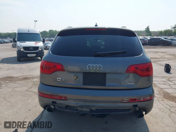 2014 Audi Q7 S line Prestige with VIN WA1DGAFE2ED015034, listed as a IAAI auction lot 42443990 with 51,612 mi miles and . Bid and sale history available at DreamBid. Image 17.