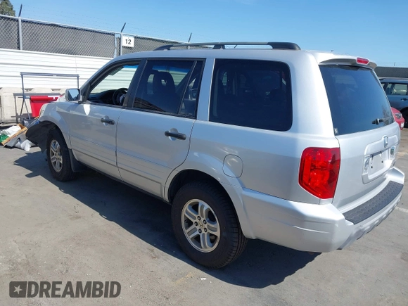 2005 Honda Pilot EX-L z VIN 2HKYF18515H550101, wystawiony jako IAAI lot #42182151 z przebiegiem 118 159 mil mil oraz . Historia ofert i sprzedaży dostępna na DreamBid. Obrazek 3.