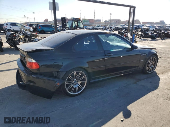 2003 BMW 3 Series M3 with VIN WBSBL934X3JR23547, listed as a Copart auction lot 79892484 with 117,165 mi miles and Salvage title. Bid and sale history available at DreamBid. Image 3.