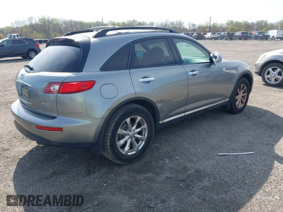2008 Infiniti FX with VIN JNRAS08W08X207773, listed as a IAAI auction lot 42073600 with 130,912 mi miles and . Bid and sale history available at DreamBid. Image 4.