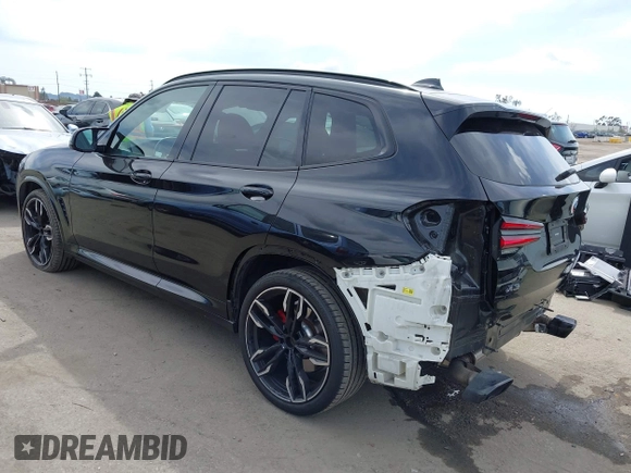 2022 BMW X3 M40i with VIN 5UX83DP01N9N28817, listed as a IAAI auction lot 41939093 with 19,011 mi miles. Bid and sale history available at carsss.com. Image 3.