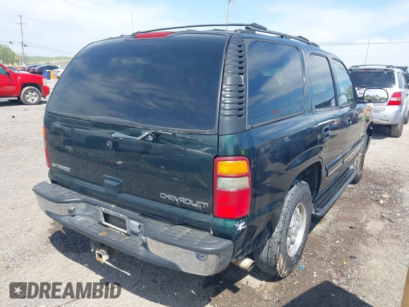 2001 Chevrolet Tahoe LT with VIN 1GNEC13T91R190037, listed as a IAAI auction lot 42034500 with 1 mi miles. Bid and sale history available at carsss.com. Image 4.