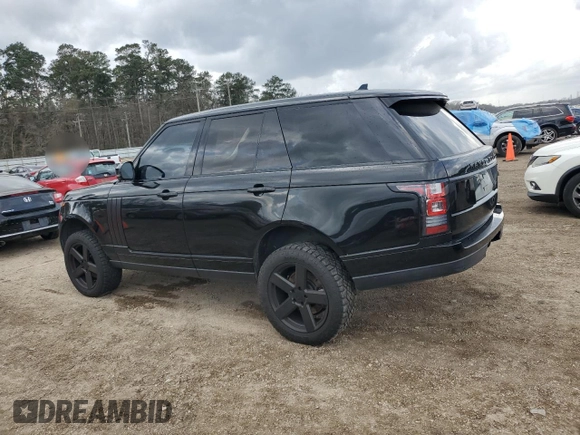 2016 Land Rover Range Rover with VIN SALGR2KF3GA319360, listed as a Copart auction lot 45281365 with 60,901 mi miles and Clean Title. Bid and sale history available at DreamBid. Image 2.