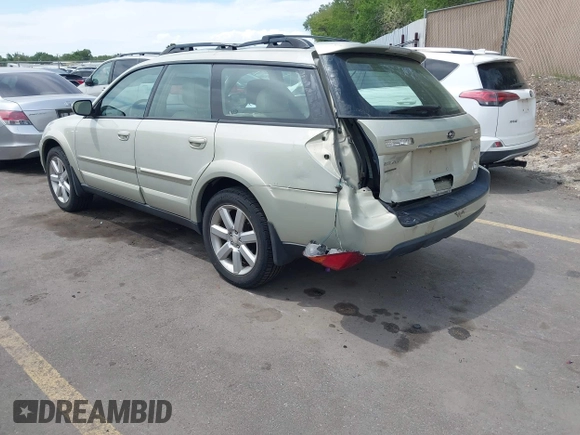 2007 Subaru Legacy Outback Limited with VIN 4S4BP62C777305085, listed as a IAAI auction lot 42432794 with 124,302 mi miles and . Bid and sale history available at DreamBid. Image 3.
