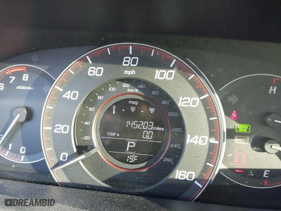 2014 Honda Accord Coupe EX with VIN 1HGCT1B75EA004729, listed as a IAAI auction lot 41374688 with 145,203 mi miles. Bid and sale history available at carsss.com. Image 7.