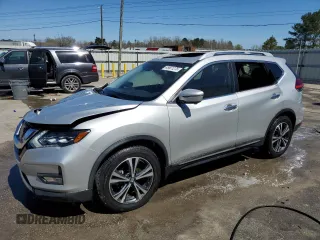 2017 Nissan Rogue SV with VIN 5N1AT2MT6HC780698, listed as a Copart auction lot 49601275 with 158,840 mi miles and Salvage Title. Bid and sale history available at carsss.com. Image 1.