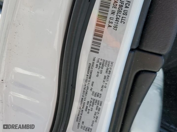 2020 Jeep Grand Cherokee Limited with VIN 1C4RJFBG6LC441197, listed as a Copart auction lot 48716365 with 40,117 mi miles and Salvage Title. Bid and sale history available at carsss.com. Image 13.