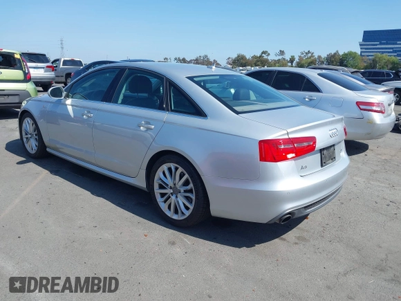 2012 Audi A6 Premium Plus with VIN WAUBGAFC1CN004574, listed as a IAAI auction lot 42335361 with 76,655 mi miles and . Bid and sale history available at DreamBid. Image 3.