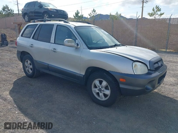 2005 Hyundai Santa Fe GLS with VIN KM8SC73D85U924785, listed as a IAAI auction lot 41964578 with 172,898 mi miles. Bid and sale history available at carsss.com. Image 1.