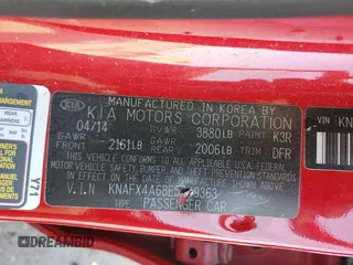 2014 Kia Forte LX with VIN KNAFX4A68E5249363, listed as a Copart auction lot 50886545 with 78,896 mi miles and Salvage Title. Bid and sale history available at carsss.com. Image 13.