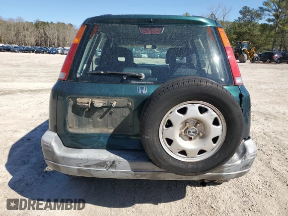 2000 Honda CR-V LX with VIN JHLRD1840YC033134, listed as a Copart auction lot 48556665 with 202,774 mi miles and Salvage Title. Bid and sale history available at carsss.com. Image 6.