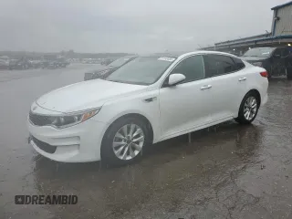 2016 Kia Optima EX with VIN 5XXGU4L35GG013206, listed as a Copart auction lot 51150455 with 166,865 mi miles and Salvage Title. Bid and sale history available at carsss.com. Image 1.