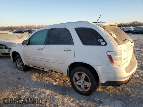 2008 Chevrolet Equinox LTZ with VIN 2CNDL83F386323688, listed as a Copart auction lot 42043335 with 128,763 mi miles and Salvage Title. Bid and sale history available at carsss.com. Image 2.