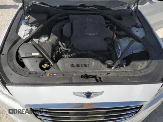 2017 Genesis G80 3.8L with VIN KMHGN4JE6HU193658, listed as a Copart auction lot 44656425 with Not Provided miles and Salvage Title. Bid and sale history available at carsss.com. Image 11.