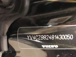 2008 Volvo XC90 I6 with VIN YV4CZ982481430050, listed as a IAAI auction lot 41515857 with 178,920 mi miles. Bid and sale history available at carsss.com. Image 9.