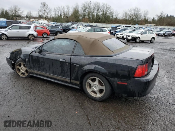 2004 Ford Mustang Deluxe с VIN 1FAFP44454F122839, выставлен на аукционе Copart как лот 45576585 с пробегом 154 049 миль миль и Списание • Salvage title. История ставок и продаж доступна на DreamBid. Изображение 2.