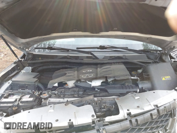 2015 Infiniti QX80 with VIN JN8AZ2NE1F9083991, listed as a IAAI auction lot 41835516 with 1 mi miles. Bid and sale history available at carsss.com. Image 10.