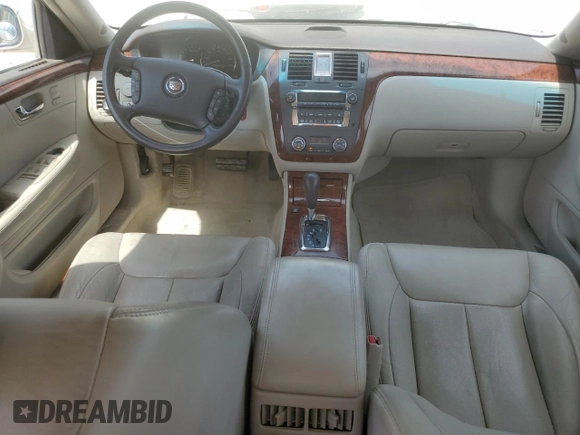2007 Cadillac DTS Luxury I with VIN 1G6KD57Y47U152746, listed as a Copart auction lot 51317735 with 67,252 mi miles and Salvage Title. Bid and sale history available at DreamBid. Image 8.