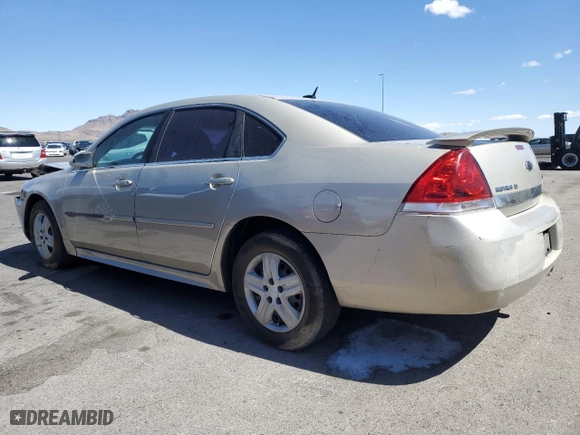 2011 Chevrolet Impala LT Fleet with VIN 2G1WG5EK2B1252457, listed as a Copart auction lot 51640765 with 137,811 mi miles and Salvage Title. Bid and sale history available at carsss.com. Image 2.