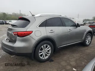 2011 Infiniti FX with VIN JN8AS1MW7BM140159, listed as a Copart auction lot 72942854 with 138,695 mi miles and Salvage title. Bid and sale history available at DreamBid. Image 3.