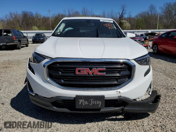 2018 GMC Terrain SLE with VIN 3GKALMEV7JL250058, listed as a Copart auction lot 49461695 with 79,956 mi miles and Salvage Title. Bid and sale history available at carsss.com. Image 5.