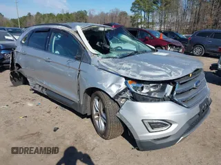 2015 Ford Edge SEL with VIN 2FMTK3J95FBC22445, listed as a IAAI auction lot 41623569 with 139,916 mi miles. Bid and sale history available at carsss.com. Image 1.