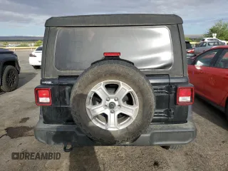2021 Jeep Wrangler Unlimited Sport with VIN 1C4HJXDG5MW509925, listed as a Copart auction lot 56345885 with 25,549 mi miles and Salvage title. Bid and sale history available at DreamBid. Image 6.