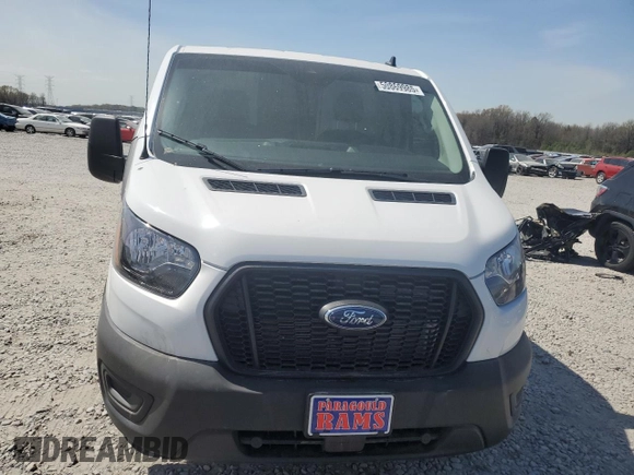 2024 Ford Transit Cargo with VIN 1FTYE1Y83RKA09653, listed as a Copart auction lot 50869985 with 5,549 mi miles and Salvage Title. Bid and sale history available at DreamBid. Image 5.
