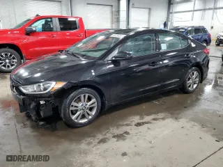 2018 Hyundai Elantra SEL with VIN 5NPD84LFXJH360267, listed as a Copart auction lot 46429455 with 110,363 mi miles and Salvage Title. Bid and sale history available at carsss.com. Image 1.