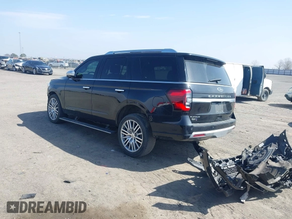 2022 Ford Expedition Platinum with VIN 1FMJU1MT0NEA10620, listed as a IAAI auction lot 41753686 with 58,709 mi miles and . Bid and sale history available at DreamBid. Image 3.