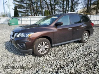 2019 Nissan Pathfinder SL with VIN 5N1DR2MM3KC611962, listed as a Copart auction lot 52697465 with 53,768 mi miles and Salvage Title. Bid and sale history available at carsss.com. Image 1.