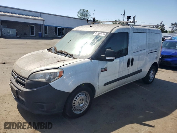 2017 Ram ProMaster City Cargo Tradesman with VIN ZFBERFAB4H6E29848, listed as a Copart auction lot 61831475 with 163,627 mi miles and Clean title. Bid and sale history available at DreamBid. Image 1.