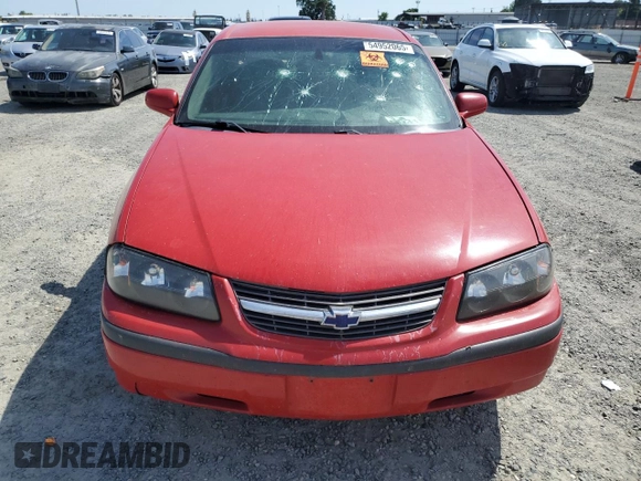 2004 Chevrolet Impala with VIN 2G1WF52E749317969, listed as a Copart auction lot 54952065 with 207,062 mi miles and Salvage title. Bid and sale history available at DreamBid. Image 5.