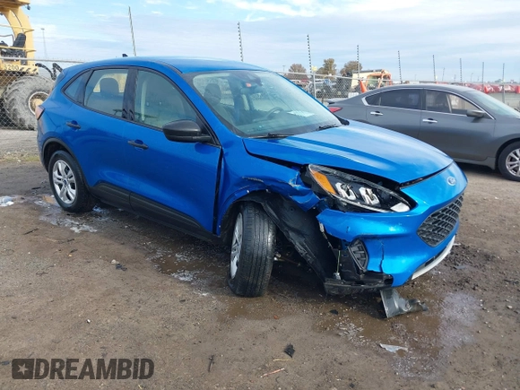 2020 Ford Escape S with VIN 1FMCU0F6XLUA23677, listed as a IAAI auction lot 41076948 with 105,124 mi miles and . Bid and sale history available at carsss.com. Image 1.