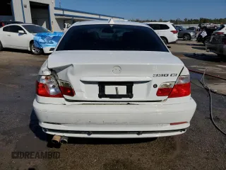 2003 BMW 3 Series 330Ci with VIN WBABN53433PH03075, listed as a Copart auction lot 77252924 with 191,265 mi miles and Salvage title. Bid and sale history available at DreamBid. Image 6.