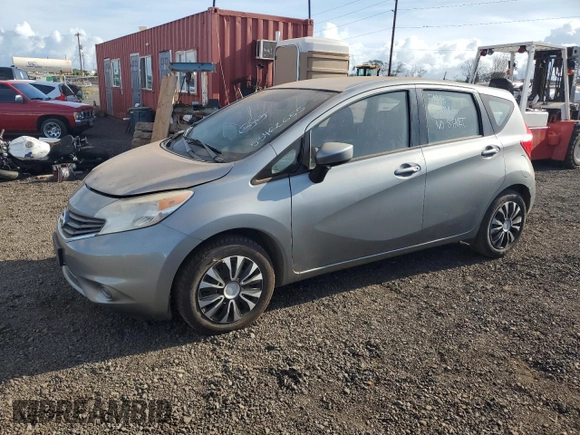 2015 Nissan Note S with VIN 3N1CE2CP4FL388710, listed as a Copart auction lot 53462655 with 93,737 mi miles and Salvage title. Bid and sale history available at DreamBid. Image 1.