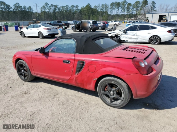 2005 Toyota MR2 Spyder with VIN JTDFR320350070730, listed as a Copart auction lot 46927765 with 113,566 mi miles and Salvage Title. Bid and sale history available at carsss.com. Image 2.