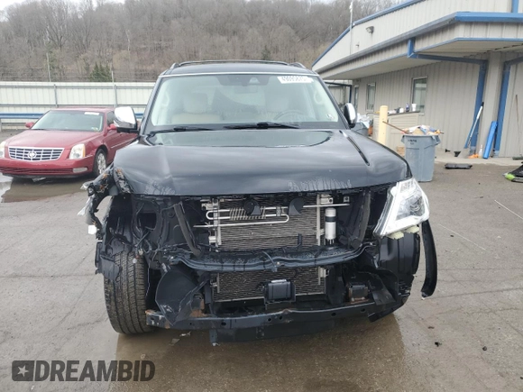 2020 Nissan Armada SL with VIN JN8AY2NC6L9617290, listed as a Copart auction lot 49095875 with 75,322 mi miles and Salvage Title. Bid and sale history available at carsss.com. Image 5.