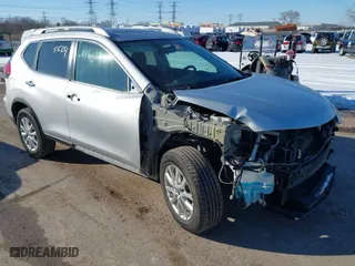 2017 Nissan Rogue SV with VIN 5N1AT2MV3HC846979, listed as a IAAI auction lot 41645524 with 95,264 mi miles. Bid and sale history available at carsss.com. Image 1.