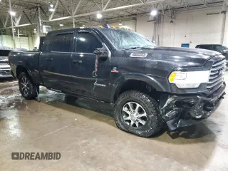 2023 Ram 2500 Longhorn with VIN 3C6UR5PL8PG591647, listed as a Copart auction lot 88803805 with 46,767 mi miles and Salvage title. Bid and sale history available at DreamBid. Image 4.