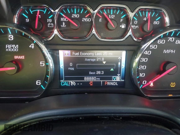 2017 Chevrolet Silverado 1500 LT with VIN 1GCRCREC5HZ210168, listed as a IAAI auction lot 41838729 with 88,880 mi miles and . Bid and sale history available at DreamBid. Image 15.