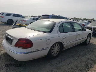 1999 Lincoln Continental with VIN 1LNHM97V9XY711717, listed as a Copart auction lot 53091025 with 0 mi miles and Clean Title. Bid and sale history available at carsss.com. Image 3.