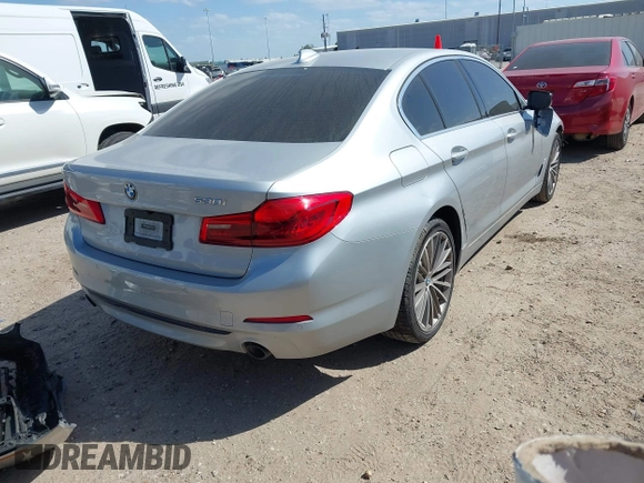 2020 BMW 5 Series 530i with VIN WBAJR3C09LWW65629, listed as a IAAI auction lot 41827147 with 24,324 mi miles and . Bid and sale history available at DreamBid. Image 4.