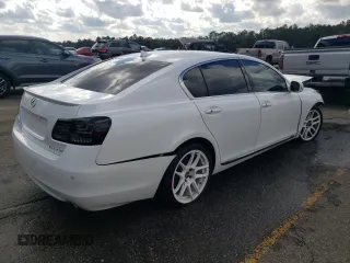2008 Lexus GS 350 with VIN JTHBE96SX80041043, listed as a Copart auction lot 44634695 with 120,323 mi miles and Salvage Title. Bid and sale history available at carsss.com. Image 3.
