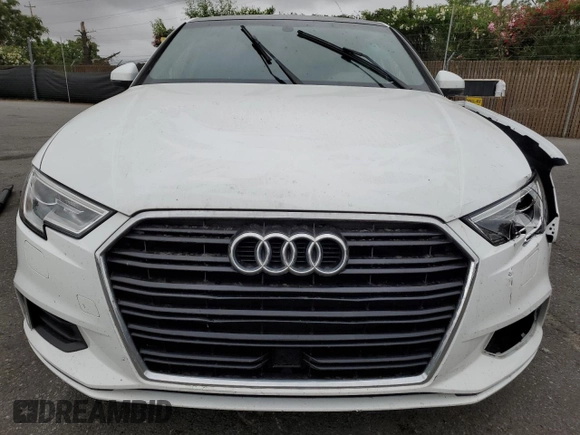 2017 Audi A3 Sedan Premium with VIN WAUAUGFFXH1026833, listed as a Copart auction lot 57223193 with 59,211 mi miles. Bid and sale history available at carsss.com. Image 5.