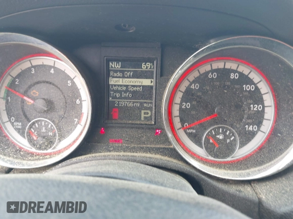 2013 Dodge Durango SXT with VIN 1C4RDJAG4DC512491, listed as a IAAI auction lot 42276406 with 219,766 mi miles and . Bid and sale history available at DreamBid. Image 7.