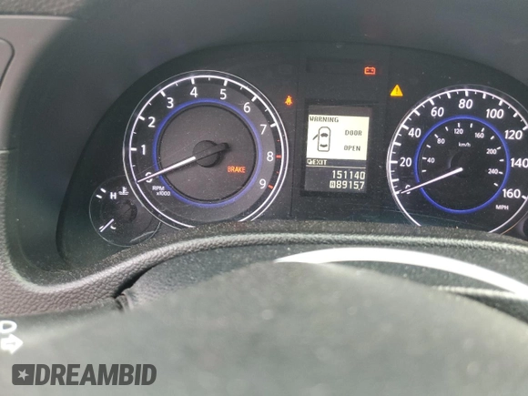 2011 Infiniti G37 Sedan Journey with VIN JN1CV6AP7BM300520, listed as a Copart auction lot 45346425 with 151,140 mi miles and Salvage Title. Bid and sale history available at carsss.com. Image 9.