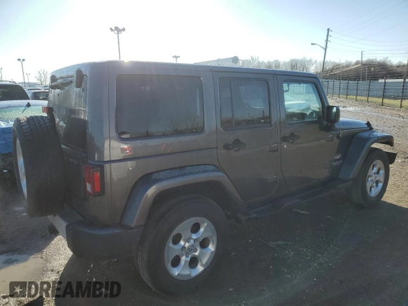 2014 Jeep Wrangler Unlimited Sahara with VIN 1C4HJWEG4EL283100, listed as a Copart auction lot 48350035 with 108,635 mi miles and Non repairable. Bid and sale history available at DreamBid. Image 3.