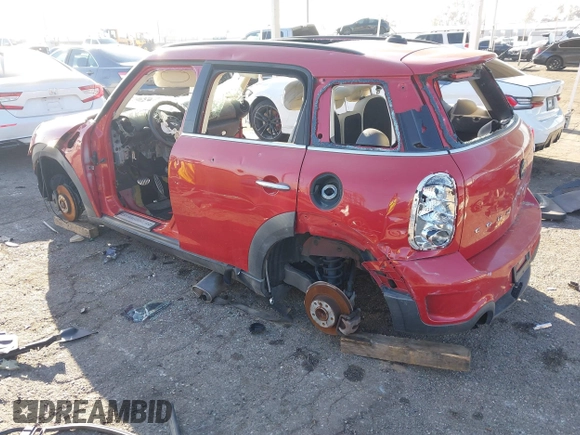 2014 MINI Countryman S with VIN WMWZC3C54EWP26355, listed as a IAAI auction lot 41654476 with Not Provided miles and . Bid and sale history available at DreamBid. Image 3.